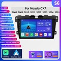 9''6+64G Android 12 CarPlay Autoradio GPS Navi WIFI DSP Für Mazda CX-7 2008-2015