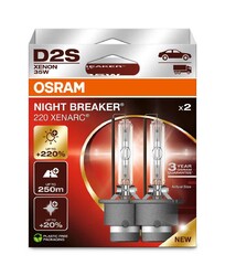 2 Glühlampen Xenon D2S 85V 35W P32d-2 OSRAM XENARC® NIGHT BREAKER® LASER