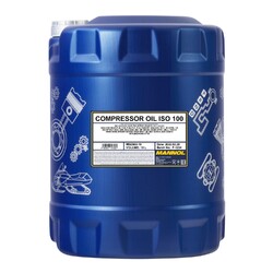 10 (1x10) Liter MANNOL Compressor Oil ISO 100 - DIN 51506 VBL, VCL, VDL
