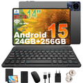 2025 Neueste 14 Zoll Tablet 24GB+256GB Android15 Tablet 2SIM LTE 5G WiFi Pad
