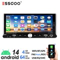 6.9" 1 DIN Android 14 4+64G Carplay Autoradio GPS Navi RDS FM Bluetooth WIFI USB