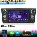 Für BMW 3er E90 E91 E92 E93 Carplay Android 14 Autoradio 2+64G GPS NAVI RDS WIFI