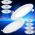 LED Panel Einbaustrahler Einbauleuchte Deckenleuchte Flach Rund Einbau Spot 230V