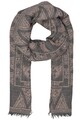 Hallhuber Schal Damen Tuch Strickschal Loop Grau #nehu4xr