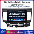 Für Mitsubishi Lancer 2008-2012 4+64G CarPlay Android 13 Autoradio GPS NAVI DAB+