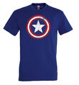 Youth Designz Vintage Captain America Herren T-Shirt Print Hulk Thor Ironman USA