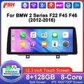 12,3" 8GB+128GB Touchscreen Android 14 CarPlay Autoradio für BMW 2er F22 F45 F46