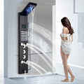 Edelstahl Duschpaneel set Wasserfall Regendusche Duschsäule Massage Duschsystem