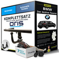 Für BMW 2er Active Tourer F45 Anhängerkupplung abnehmbar +eSatz 13pol 13-21 PKW