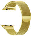 Milanaise Armband für Apple Watch 1-4 5 6 7 8 SE Edelstahl Magnet 38-41 42 44 45