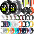 Silikon Armband Für Samsung Galaxy Watch 4 6 Classic 43/47mm 7 FE 40/44mm 5 Pro