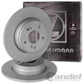 2x ZIMMERMANN BREMSSCHEIBE HINTERACHSE passend für PORSCHE PANAMERA (970)