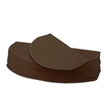B-Ware 15er-Set Stufenmatte MCW-G49, Treppenschutz, 65x25cm, halbrund, braun