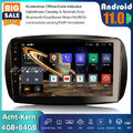 9" 8-Core Android 11 Autoradio GPS Navi DAB+ CarPlay SWC für Mercedes Benz SMART