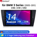 1+32GB Android 14 Autoradio DAB GPS Navi WIFI RDS BT Für BMW 3ER E90 E91 E92 E93