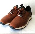 RELIFE Herren Sneaker Schuhe Lederimitat braun extra weit Größe 42 43 44  NEU