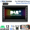 DAB+ Android Autoradio Für Golf IV Passat Polo Bora T5 GPS Navi RDS FM BT+Kamera