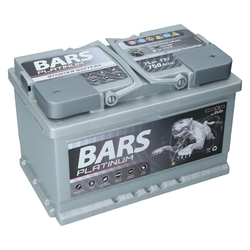 BARS PLATINUM 12V 75 Ah 750A EN Autobatterie Starterbatterie NEU