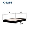 FILTRON Innenraumfilter K 1214 Partikelfilter für HYUNDAI LC ACCENT 2