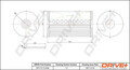 Kraftstofffilter Filtereinsatz DP1110.13.0064 Dr!ve+ für AUDI SEAT SKODA VW