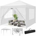 Pavillon 3mx3m Wasserdicht Faltpavillon Partyzelt Gartenzelt Klappzelt Festzelt