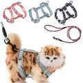 Katzengeschirr mit Leine Ausbruchsicher Soft Verstellbar Hundegeschirr Geschirr