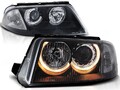 Angel Eyes Scheinwerfer Set für VW Passat B5 GP 3BG BJ 09/00-03/05 Schwarz RHD L