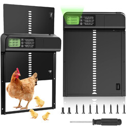 Automatische Hühnerklappe Türöffner Stallöffner Hühnertür Hühnerstalltür Timer