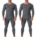 Winter Herren Thermo Unterwäsche Lange Unterhose Thermowäsche Unterhemd Warm