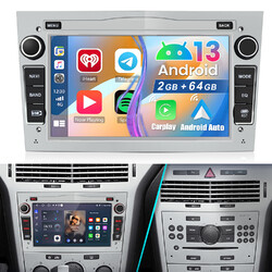 2+64G Android14 DAB+ Autoradio Für Opel Astra H Corsa C D Zafira B Meriva Vectra
