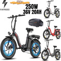 FAFREES F20+ 250W 36V Elektrofahrrad 20Ah 25KM/H Klapprad Pedelec 20" E-Citybike
