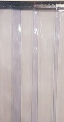 PVC - Lamellenvorhang Bausatz Streifenvorhang Stallvorhang 1m breit - 20cm - 2mm
