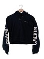 CALVIN KLEIN Kapuzensweatshirt Damen Sweat Gr. DE 36 schwarz Casual-Look