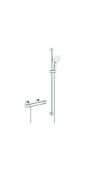GROHE Thermostat-Brausebatterie Grohtherm 800 Wandmontage chrom chrom