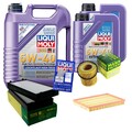 INSPEKTIONSKIT FILTER LIQUI MOLY ÖL 7L 5W-40 für BMW X5 E70 3.0 Si xDrive30i