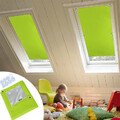 Innen Dachfenster Rollo Verdunkelung Thermo Sonnenschutz 96% UV-Schutz Grün