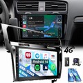 DAB+ 10" 8-Kern Android 14 Autoradio Carplay 6+128GB Für VW Golf 7 VII 13-17 KAM