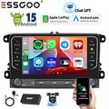 Autoradio Android 15 KAM GPS DAB MIK 64G AI für VW GOLF 5 6 Passat Touran Tiguan
