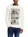 TOM TAILOR DENIM Herren Sweatshirt summer - peached snood - hood M Ecru me J4656