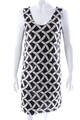 PROMOD Cocktailkleid Damen Kleid Gr. DE 34 schwarz-weiß
