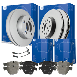 ATE BREMSSCHEIBEN + BREMSBELÄGE AUDI A4 A5 VORN Ø314 HINTEN Ø300