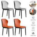 Esszimmerstühle im 2er Set, Küchenstühle, Bürostühle, Retro Design Gepolsterter 
