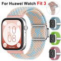 Nylon Geflochtene Uhrenarmband Armband für Huawei Watch Fit 3 Ersatzband Strap