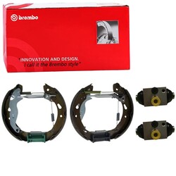 BREMBO BREMSBACKEN SATZ HANDBREMSE passend für FORD FIESTA KA+ | K 24 072