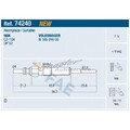 4x FAE Glühkerze u.a. für Audi Seat | 74240