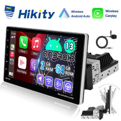 9" Single 1 DIN Android13 Autoradio Carplay GPS Navi WiFi Bluetooth RDS 2+64GB