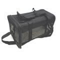 Amazon Basics Transporttasche für Haustiere weiche Seitenteile Schwarz Größe (35