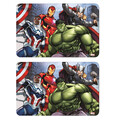 Avengers 2er Tischset für Kinder, Tischunterlage, Platzdeckchen Set für Kinder