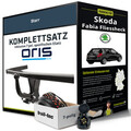 Für SKODA Fabia Fliessheck II Typ 5J Anhängerkupplung starr +eSatz 7pol 06- AHK