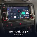 64G Carplay Navi Autoradio Android 14 GPS RDS WiFi Für Audi A3 S3 8P RS3 8P1 8PA